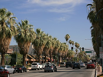 Ulica w Palm Springs