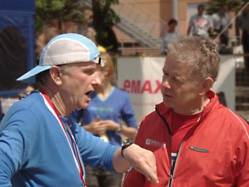 prof. Kołodko po biegu prof. Kołodko po biegu