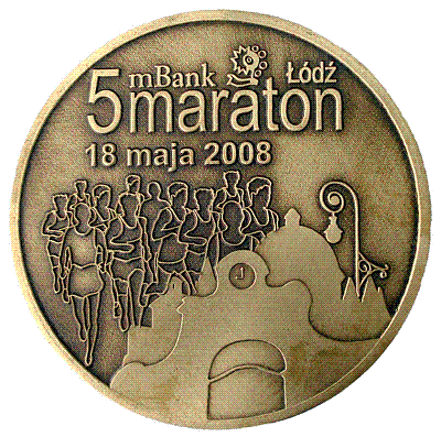 medal za udzia w biegu mBanku 2008